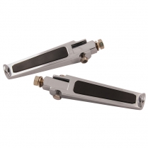 Buddy Pegs - Chrome - Bolt On - 1950-65 Cushman Scooter