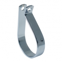 Muffler Clamp - Chrome - Eagles - 1950-55 Cushman Scooter 