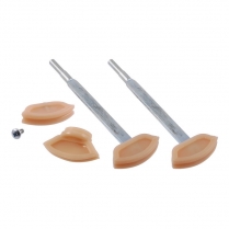 Dash Knob Set - Ivory Pink - 1938 Ford Car  