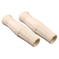 Handlebar Grips - White - 1956-65 Cushman Scooter