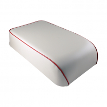 Buddy Seat - Super Eagle - Oyster White w/ Red Trim - 1959-65 Cushman Scooter