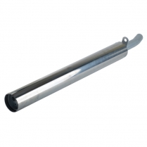Silver Eagle Muffler and Stainless Cover Assembly - 1962-65 Cushman Scooter