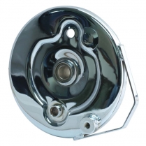 Chrome Rear Backing Plate -Silver Eagle - 1962-65 Cushman Scooter 