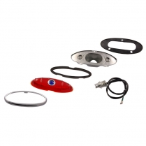 Taillight Assembly - Complete - Blue Dot Lens - 1949-50 Ford Car