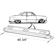Rocker Panel - 1949-51 Ford Car  