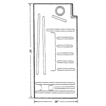 Floor Pan - 1949-50 Ford Car  