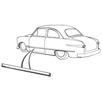 Door Molding - 1949-50 Ford Car  
