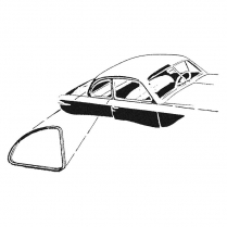 Quarter Window Seal - 1949-51 Ford Car  