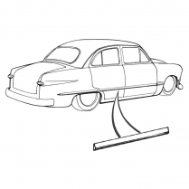 Door Molding - 1949-50 Ford Car  