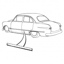 Door Molding - 1949-50 Ford Car  