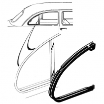Door Vent Window Seal - 1949-51 Ford Car  