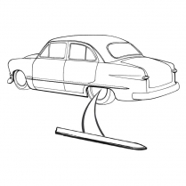 Quarter Molding - 1949-50 Ford Car  