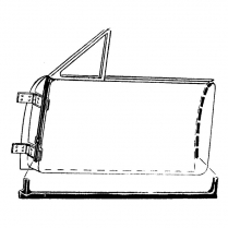 Door Seal Kit - Convertible - 1949-51 Ford Car  