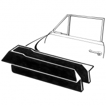 Vent Window Foot - 1949-51 Ford Car