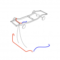 Steel Brake Line KitFront Axle - 1949-50 Ford Car