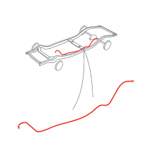 Steel Brake Line KitFront to Rear - 1949-50 Ford Car