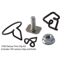 Body Trim Clip Kit - Deluxe - 1939 Ford Car