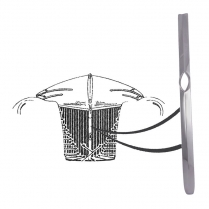 Radiator Grille Bar - 1939 Ford Car  