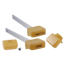 Dash Knob Set - Yellow Brown - 1939 Ford Car  