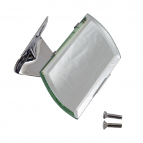 Inside Rear View Mirror - Stainless - Closed Car - 1932-36 Ford Car, 1932-36 Ford Truck,