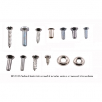 Interior Trim Screw Kit - Stainless | 2 Door Sedan - 1932 Ford Car