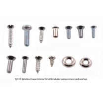 Interior Trim Screw Kit - Stainless - 5 Window Coupe - 1932 Ford Car  