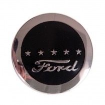 Horn Button - Black - 5 Star Cab - 1954-56 Ford Truck    