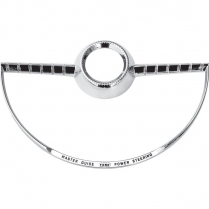 Chrome Horn Ring - with Power Steering - 1955 Ford Car