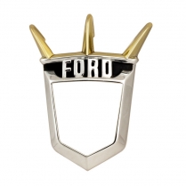 Trunk Emblem Bezel - 1955 Ford Car  