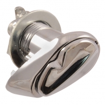 Trunk Lid Lock Housing - Chrome - 1955-57 Ford Car