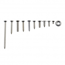Interior Trim Screw Kit - Stainless - Stainless -Convertible - 1955 Ford Car  