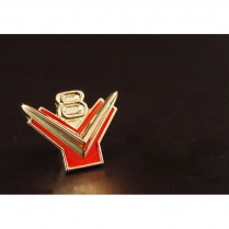 Glove Box Door Emblem - 1955-56 Ford Car  
