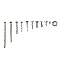 Interior Trim Screw Kit - Stainless - 2 Door Sedan - 1956 Ford Car  