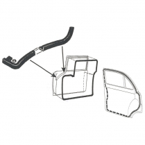 Door Seal Kit - Australian "Ute" - 1956 Ford Car  