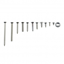 Interior Trim Screw Kit - Stainless - Convertible - 1956 Ford Car  
