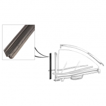 Quarter Window Seals - Pair - 1957-58 Ford Car
