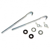Battery Hold Down Clamp Kit - 1957-58 Ford Car  