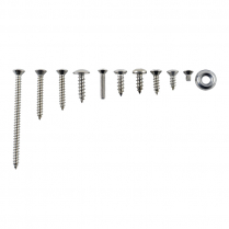 Interior Trim Screw Kit - Stainless - 2 Door Hartop - 1957 Ford Car  