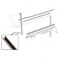 Division Bar Glass Run - 1957-58 Ford Car  