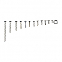 Interior Trim Screw Kit - Stainless - Convertible - 1957 Ford Car  