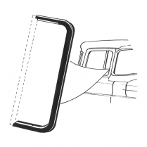 Vent Window Rubber Seals - 1957-60 Ford Truck