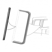 Back Edge of Vent Window Seals - 1957-60 Ford Truck