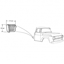 Cab Panel - 1957-60 Ford Truck    