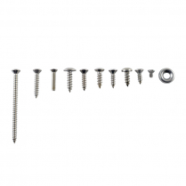 Interior Trim Screw Kit - Stainless - 2 Door Hartop - 1958 Ford Car  