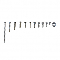 Interior Trim Screw Kit - Stainless - 2 Door Sedan - 1958 Ford Car  