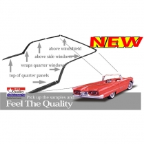 Weather Stripping Kit for Convertible Top - 1958-60 Ford Thunderbird
