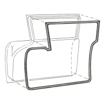 Door Seal Kit - 2 Door Closed Car - 1959 Ford Car  