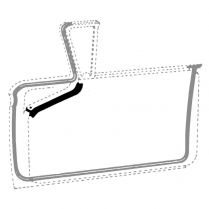 Door Inner Dog Leg Seal - 1959 Ford Car  