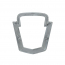 Hood Emblem Bezel - 1952-54 Ford Car  