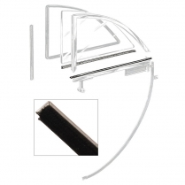 Quarter Window Anti-Rattler Kit - Right or Left - Victoria - 1952-54 Ford Car  